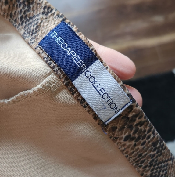 Vintage Size 20 Snake Print Wide Leg Pants - Picture 2 of 3